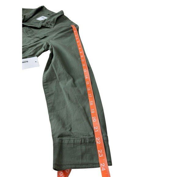 Women's Sonoma Goods For Life Jacket Size M Green Patch Pocket Utility NWT - Picture 13 of 14